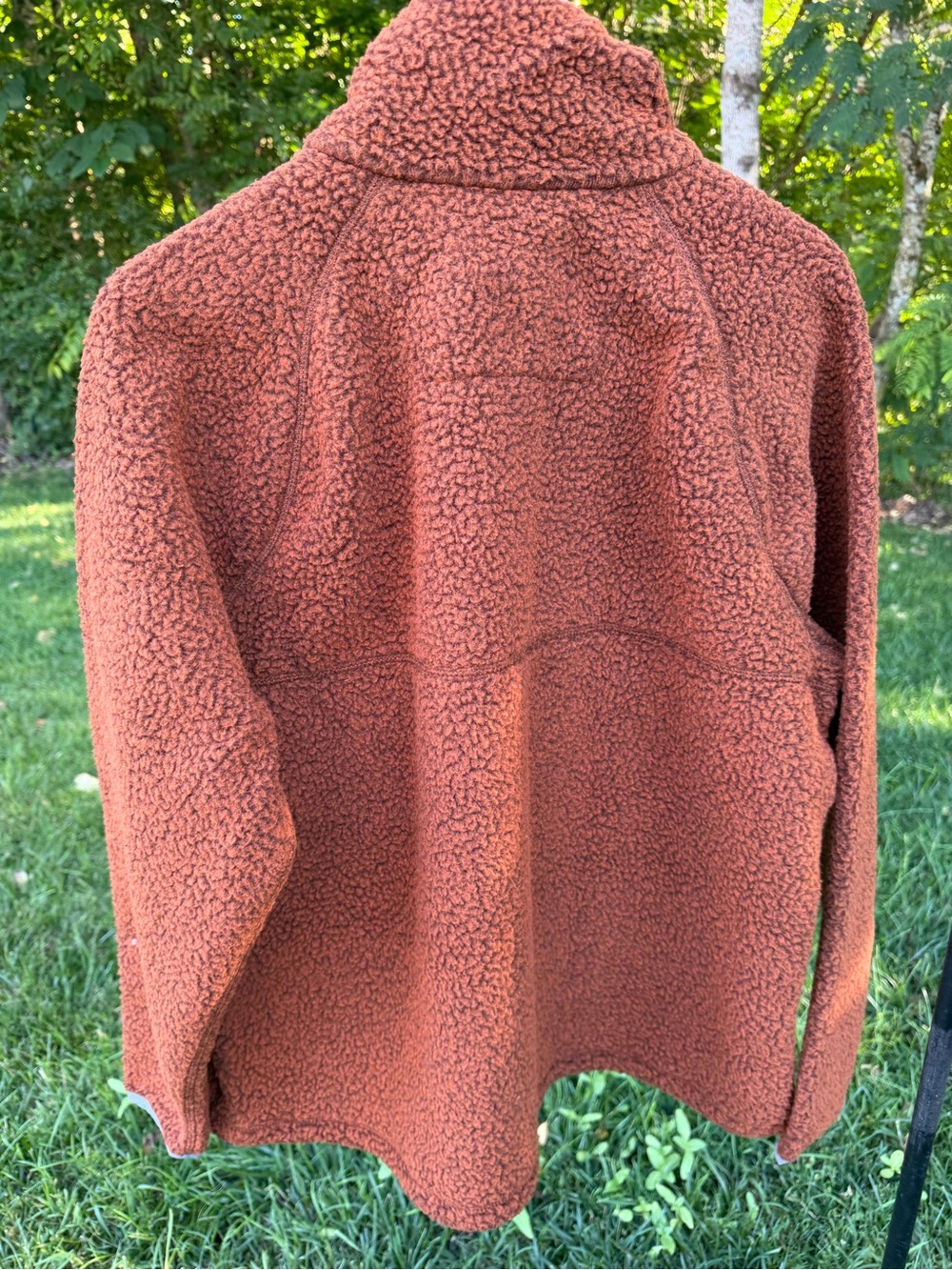 Carhartt Women’s Brown Fleece Pullover Snap Neck Sherpa Sweater Size XL NWT - Picture 7 of 7